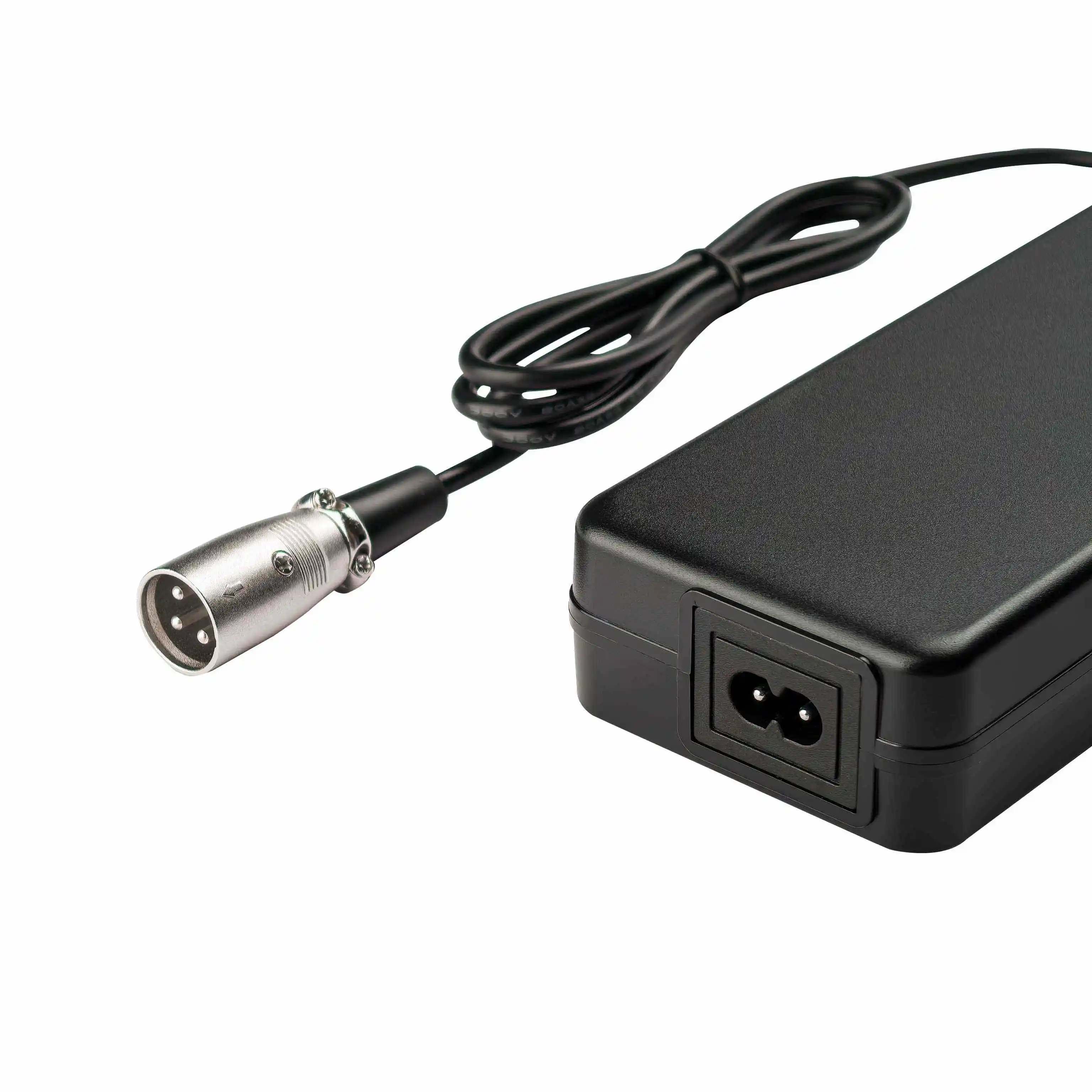 67.2V 2A 3-pin XLR lithium battery charger connector view 3