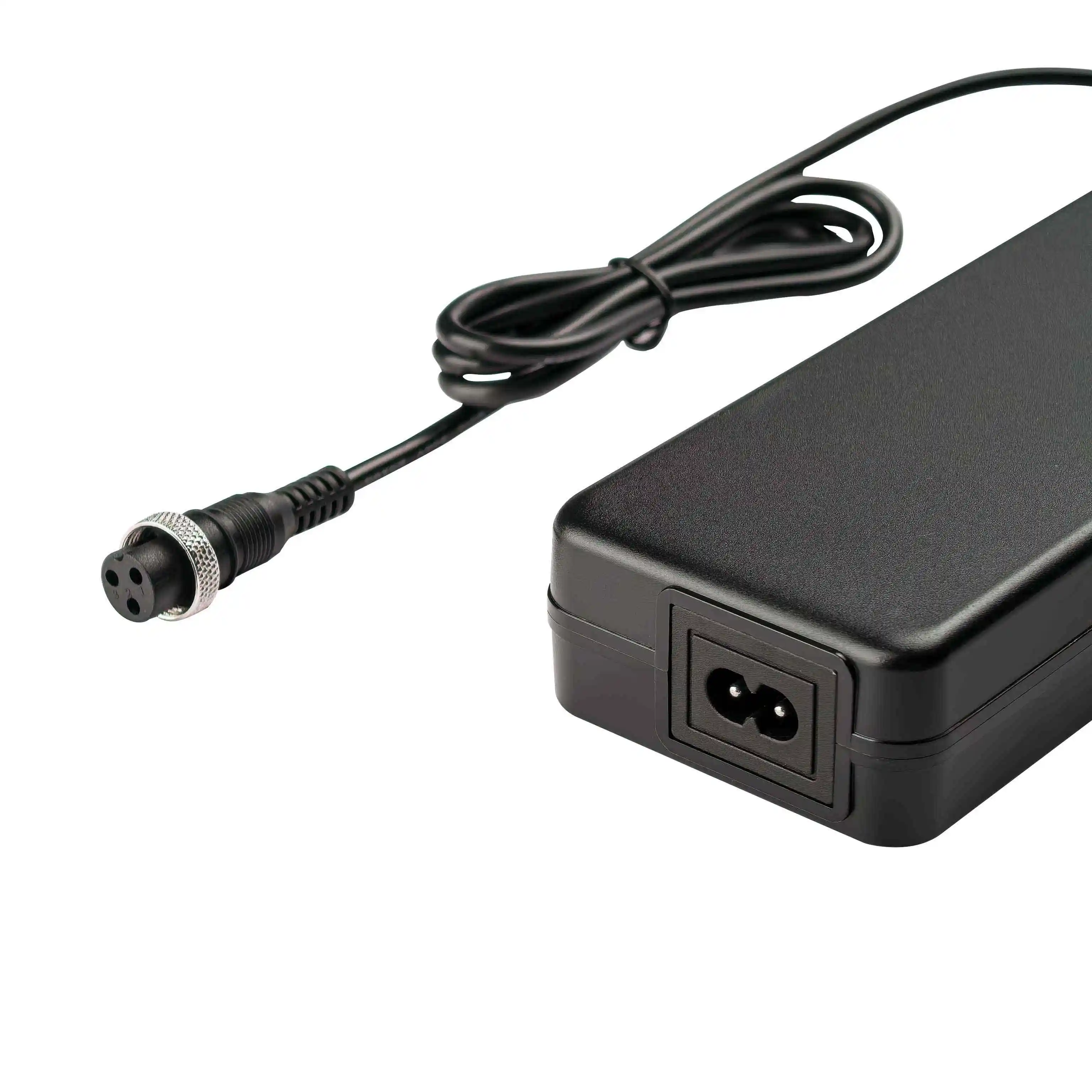 54.6V 2A lithium battery charger connector view 3