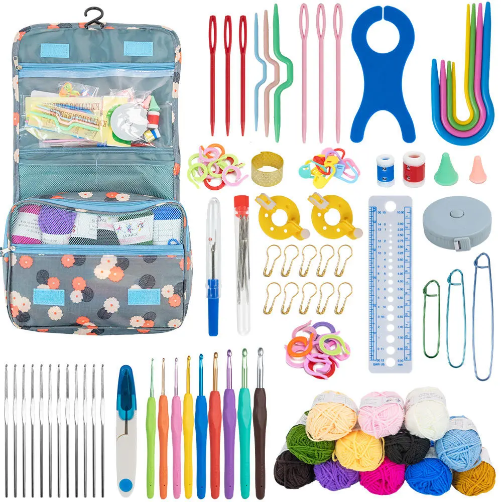 Crochet DIY kit components reviewed alongside a BSCI craft factory audit checklist