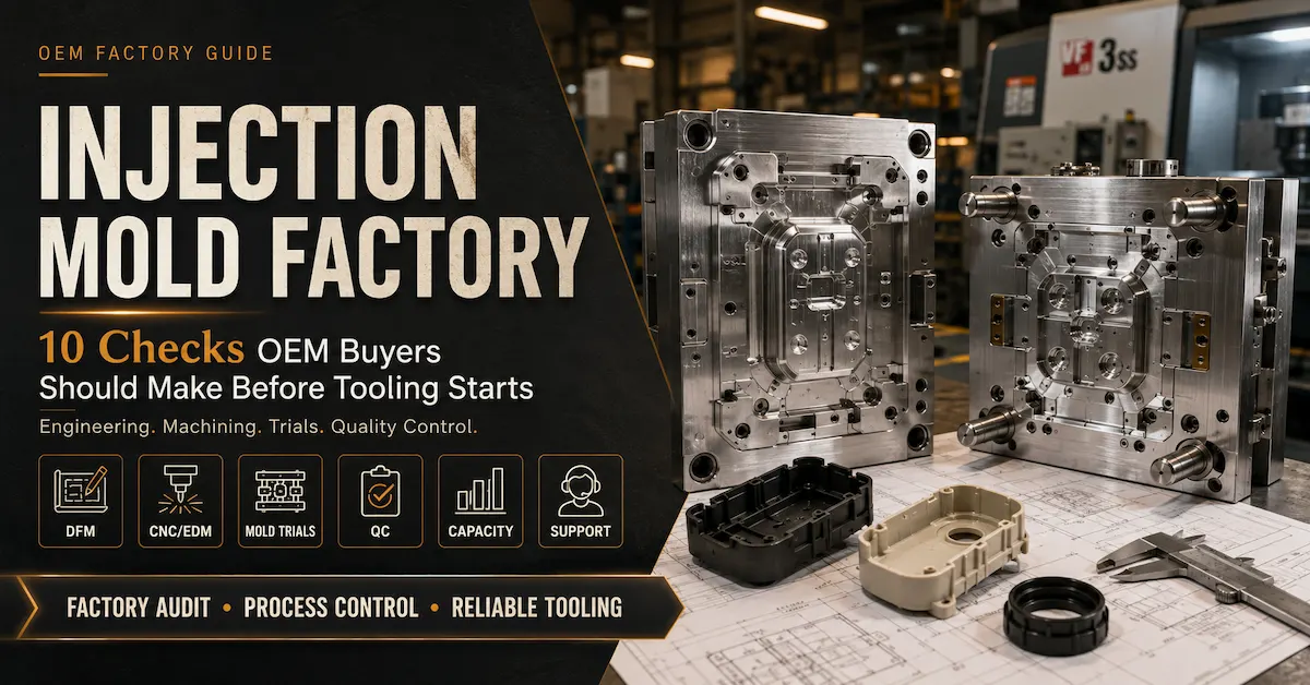 Injection mold factory audit for OEM buyers