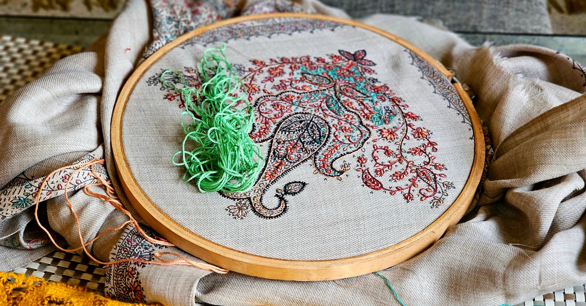 embroidery kit manufacturer printed design registration thread and fabric control