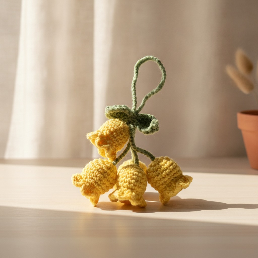 lirio de los valles tejido a crochet