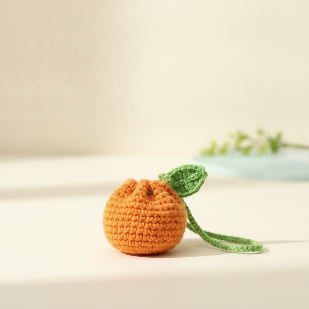 crochet orange pouch wholesale