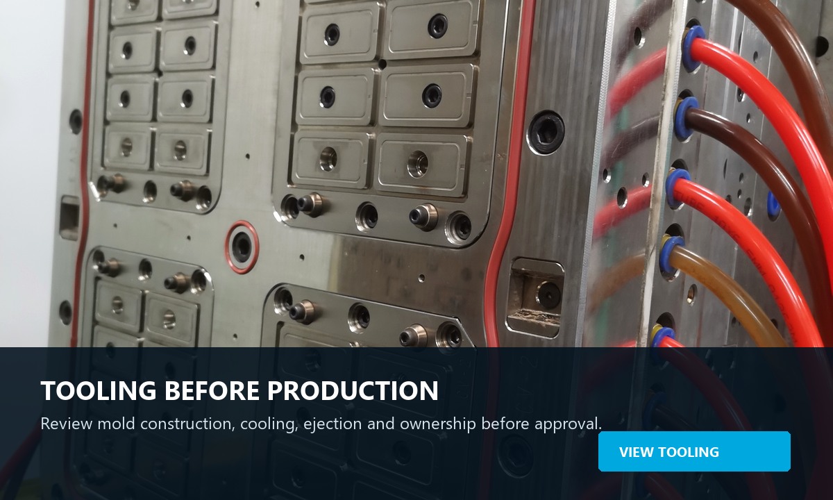 Plastic injection mold tooling review before production approval