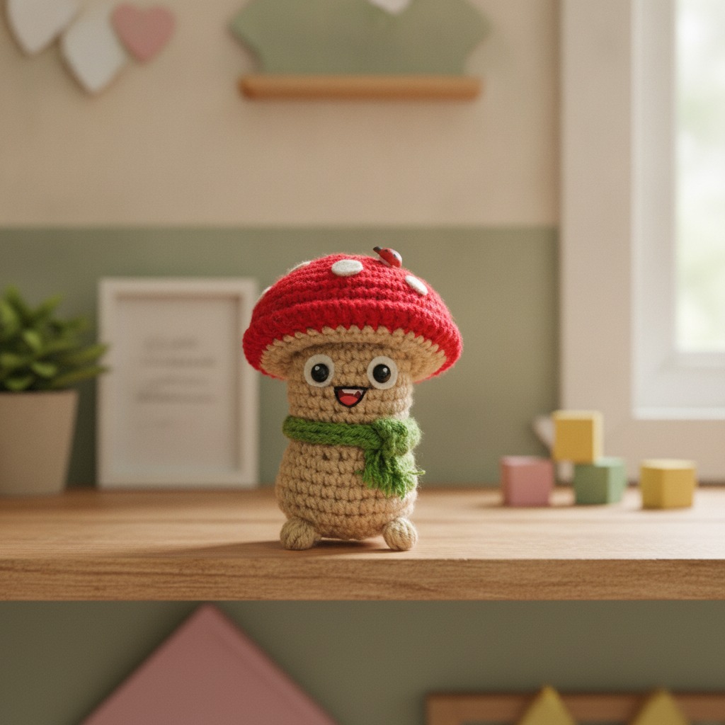 crochet mushroom doll wholesale