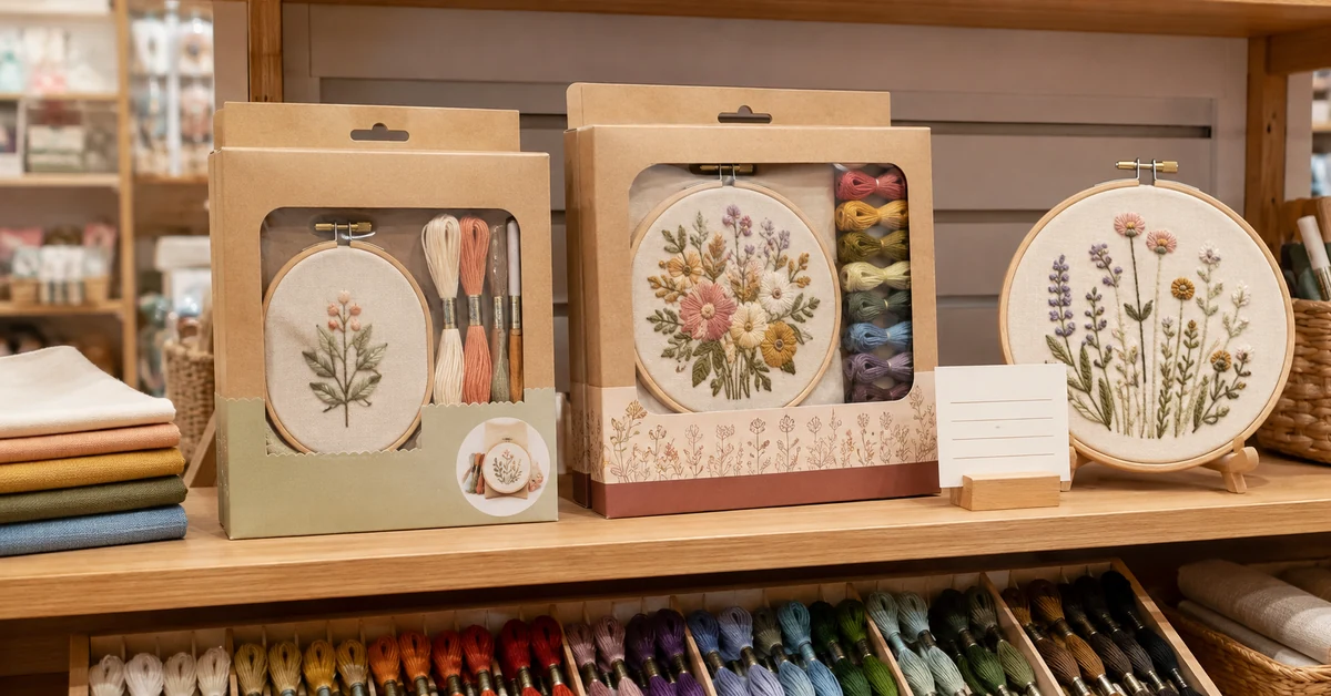 Let the Staffer Name the Next Stitch: Embroidery Kits for Craft Stores | Onehourcrafts