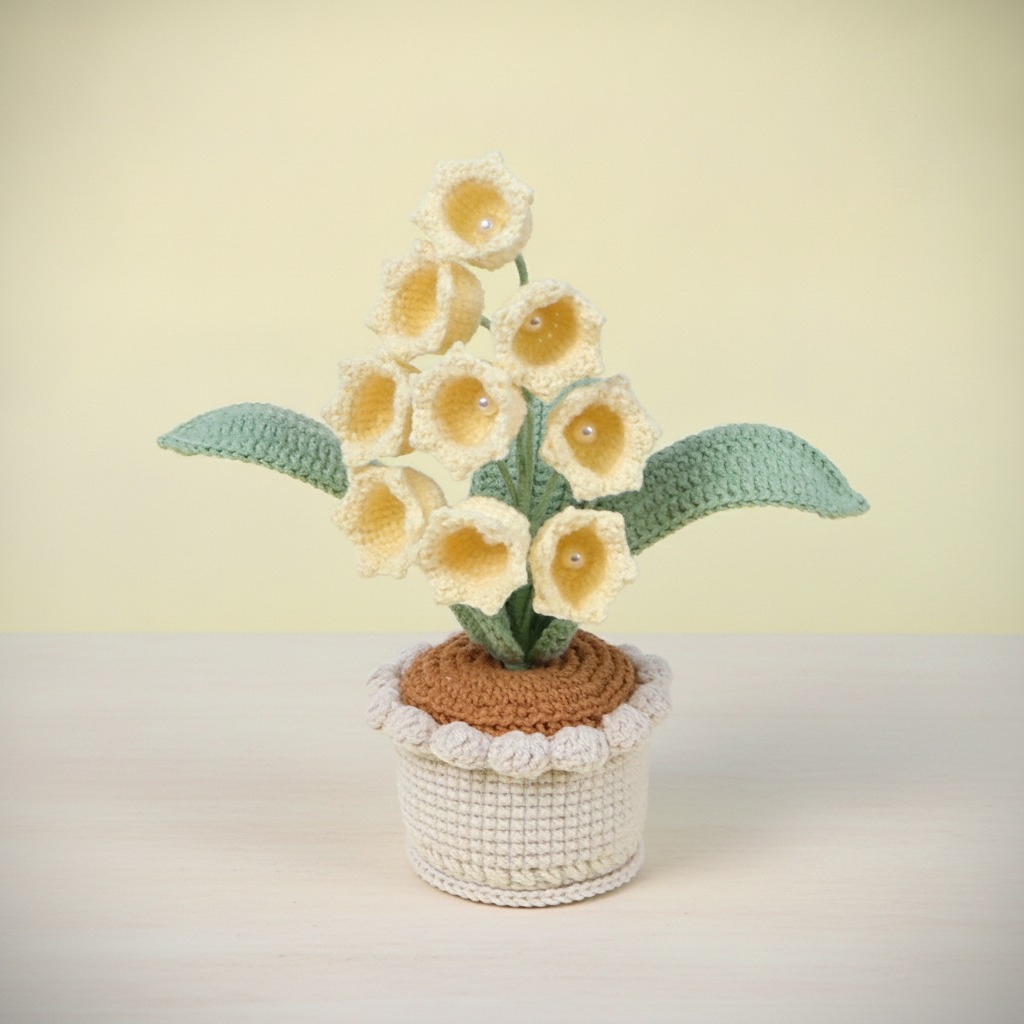 big crochet potted plant wholesale