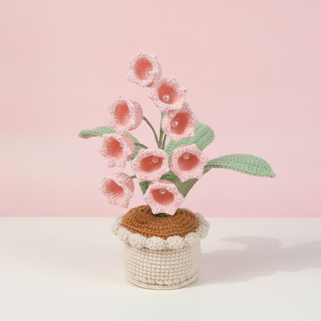 big crochet potted plant wholesale