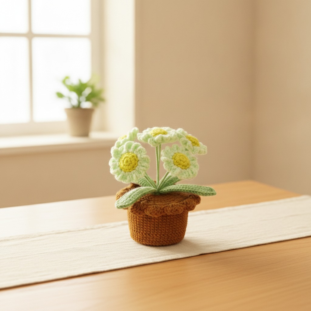 medium crochet potted plant wholesale