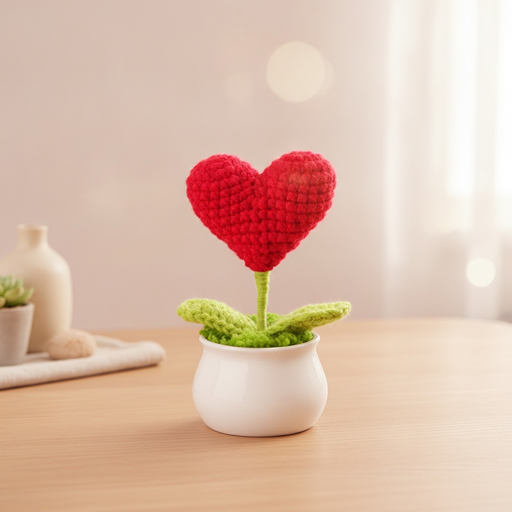 mini crochet potted plant wholesale