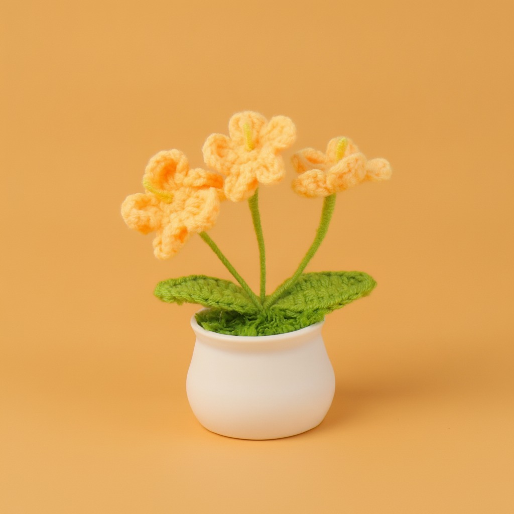 Miniplantas de ganchillo en maceta al por mayor