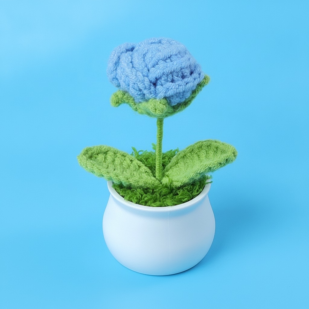 Miniplantas de ganchillo en maceta al por mayor