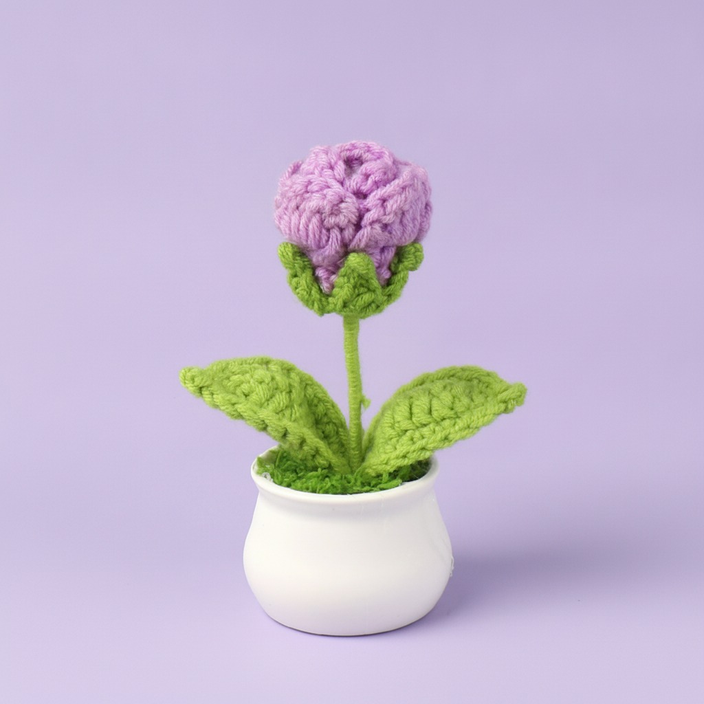 crochet mini potted plant wholesale