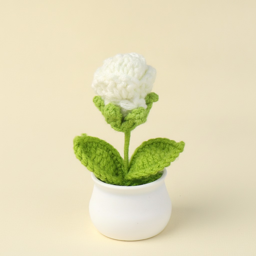 crochet mini potted plant wholesale