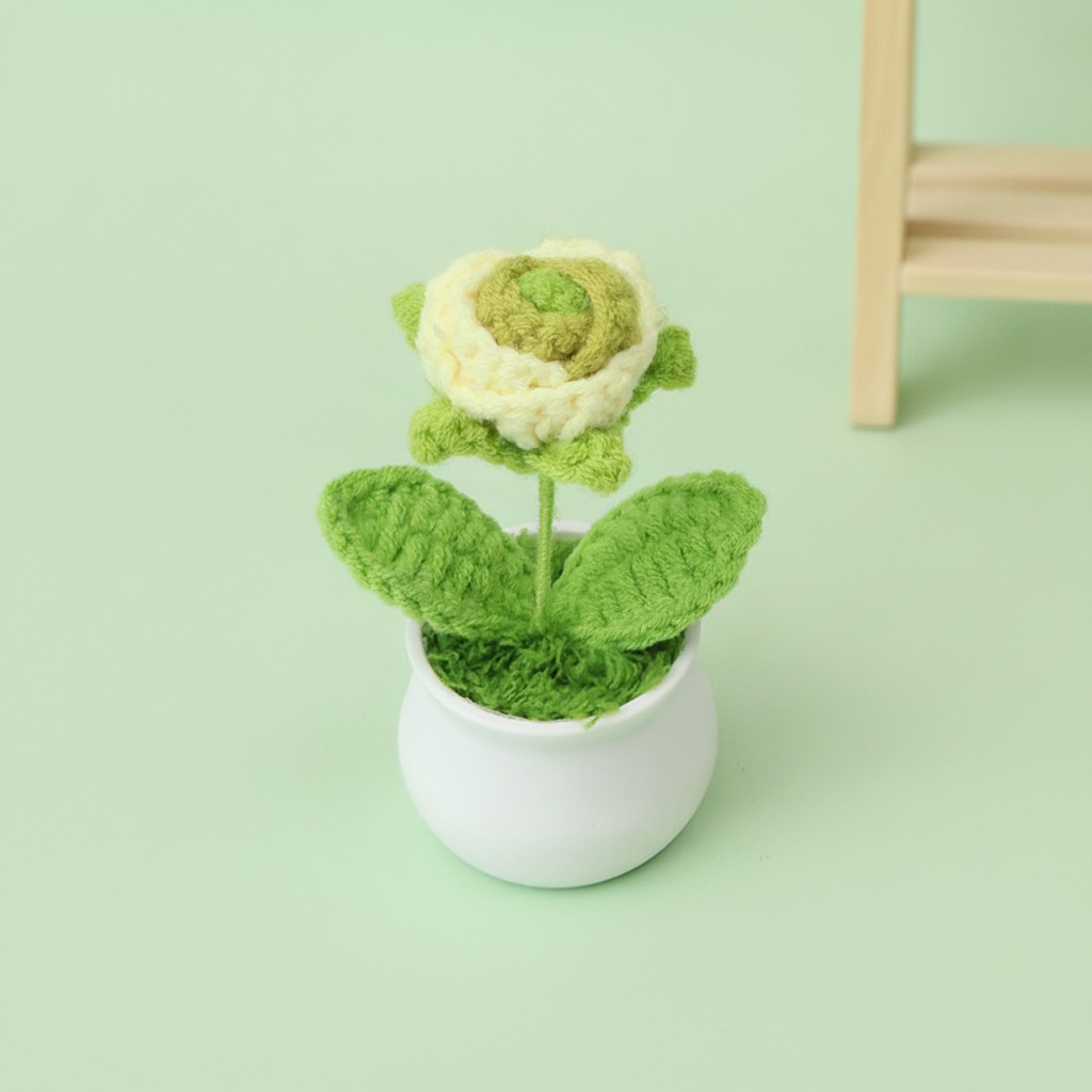 crochet mini potted plant wholesale