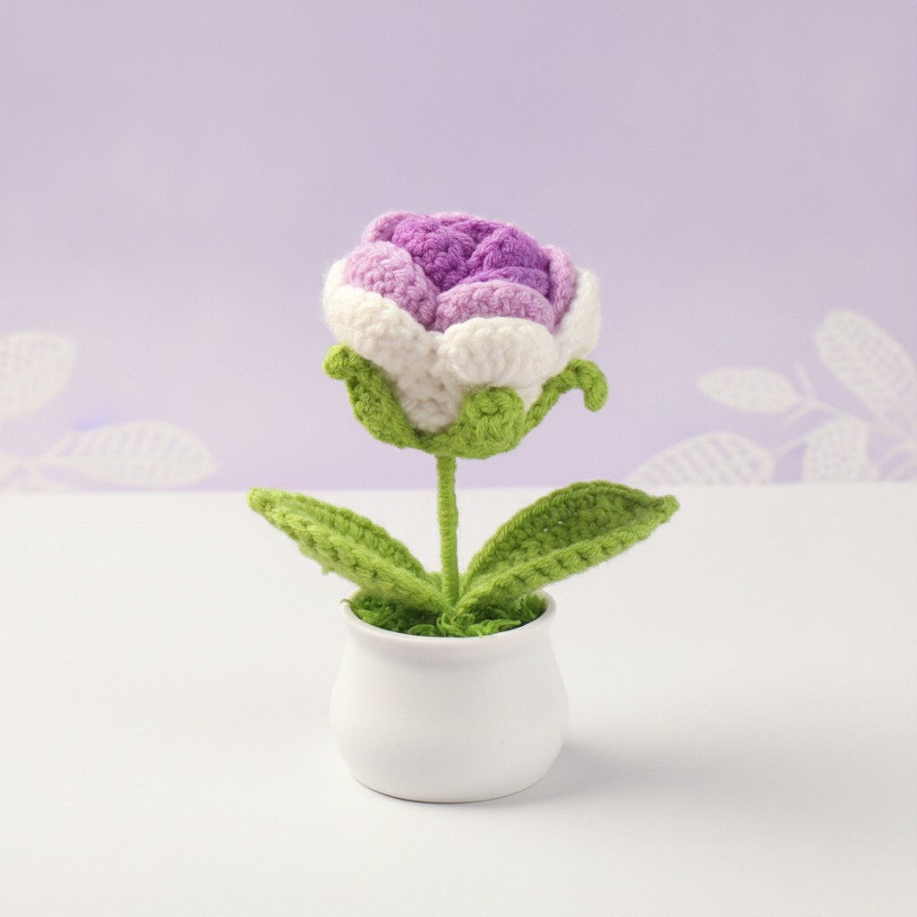 mini plantes en pot au crochet en gros