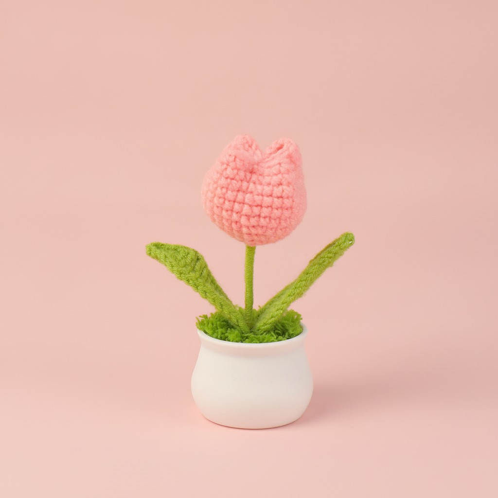 crochet mini potted plant wholesale