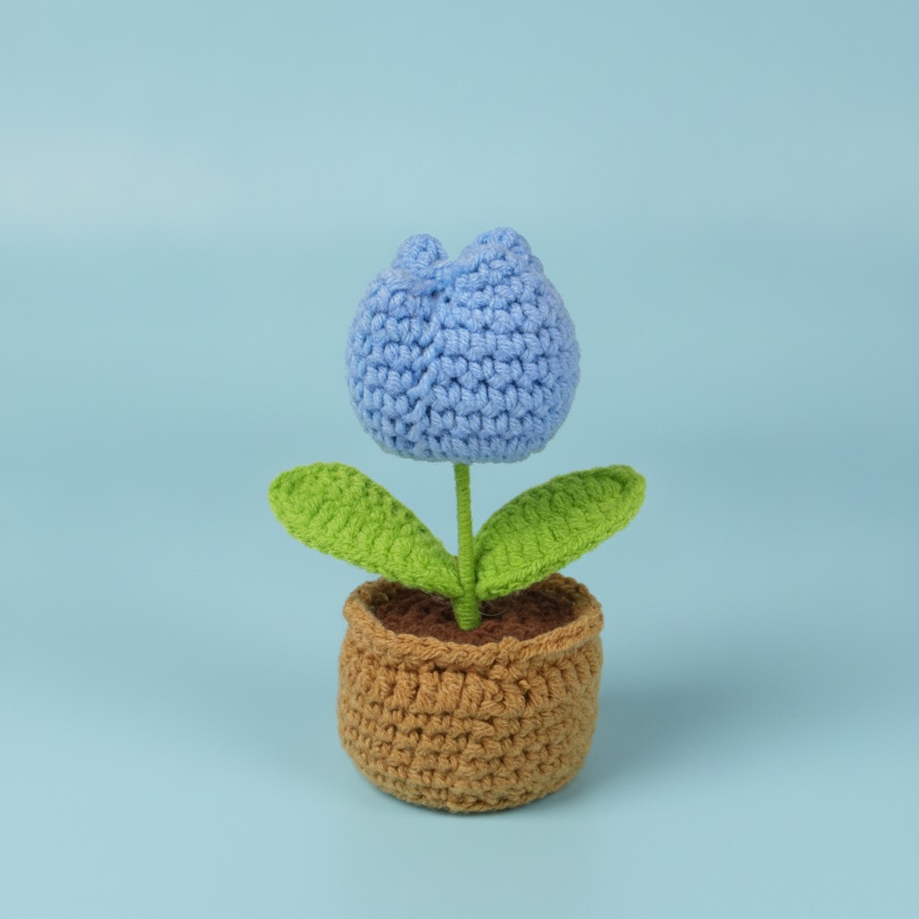 Miniplantas de ganchillo en maceta al por mayor
