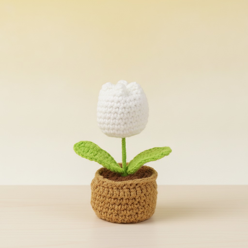 crochet mini potted plant wholesale