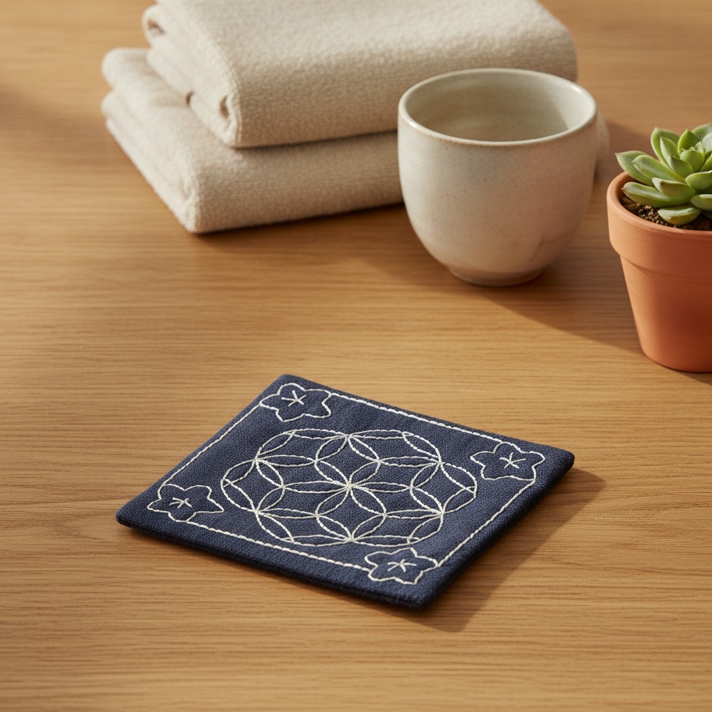 Kit de posavasos sashiko para hacer tú mismo (venta al por mayor)