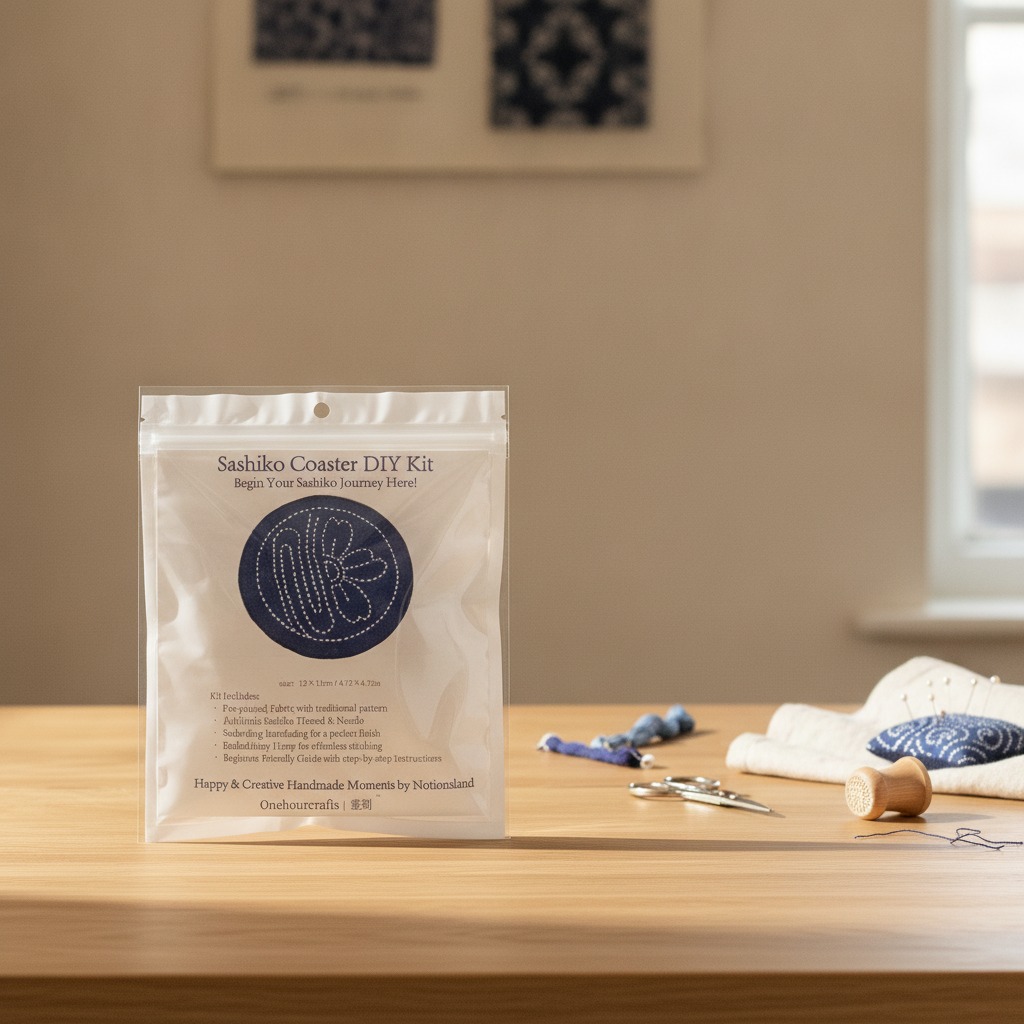 Kit de posavasos sashiko para hacer tú mismo (venta al por mayor)
