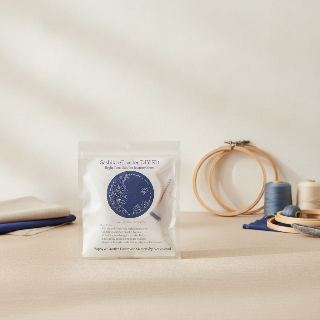 Kit de posavasos sashiko para hacer tú mismo (venta al por mayor)