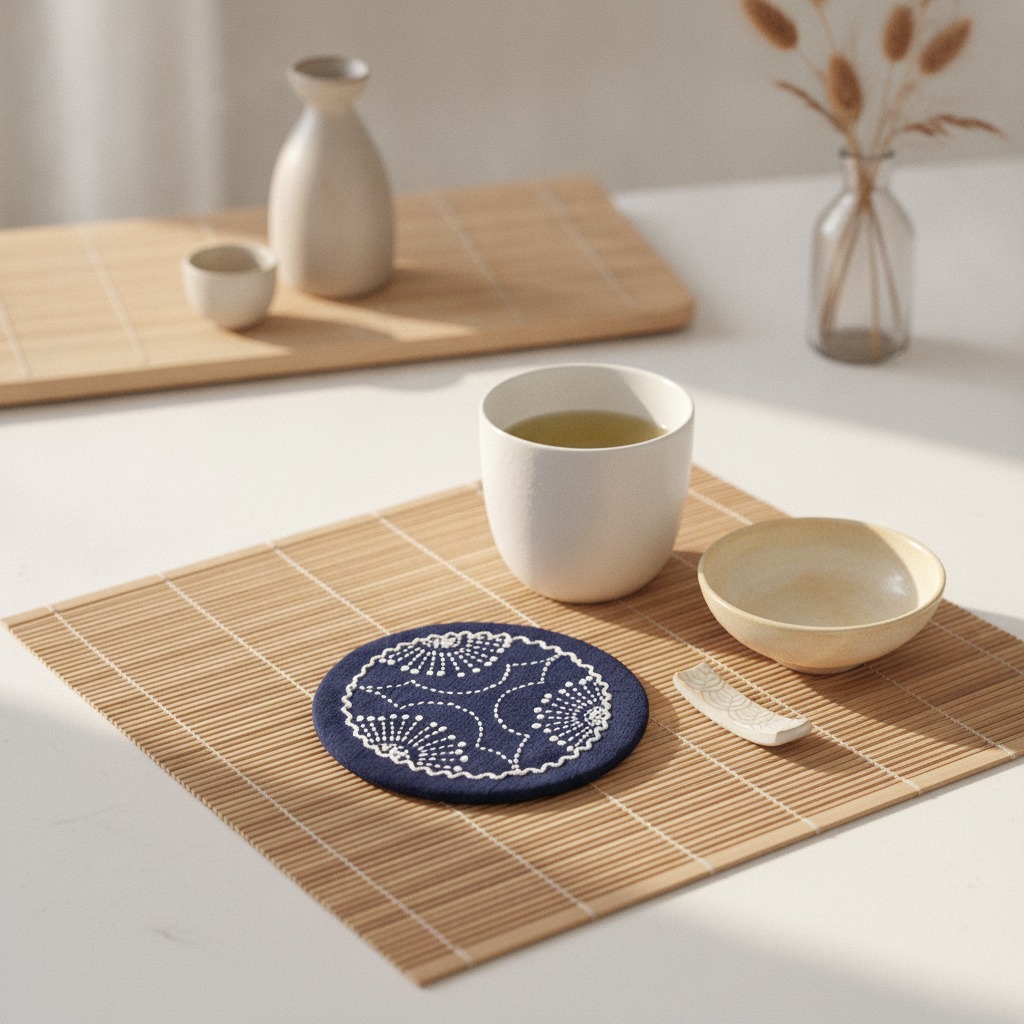 sashiko coaster DIY kit wholesale