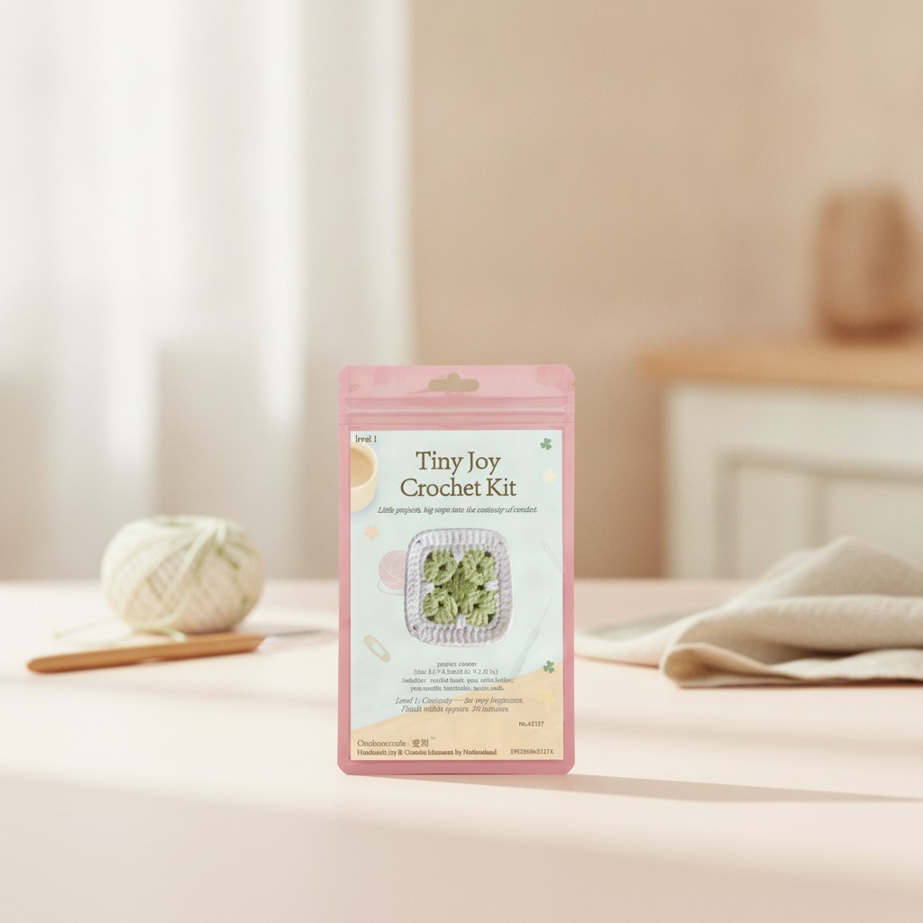 Kit de posavasos de ganchillo para principiantes