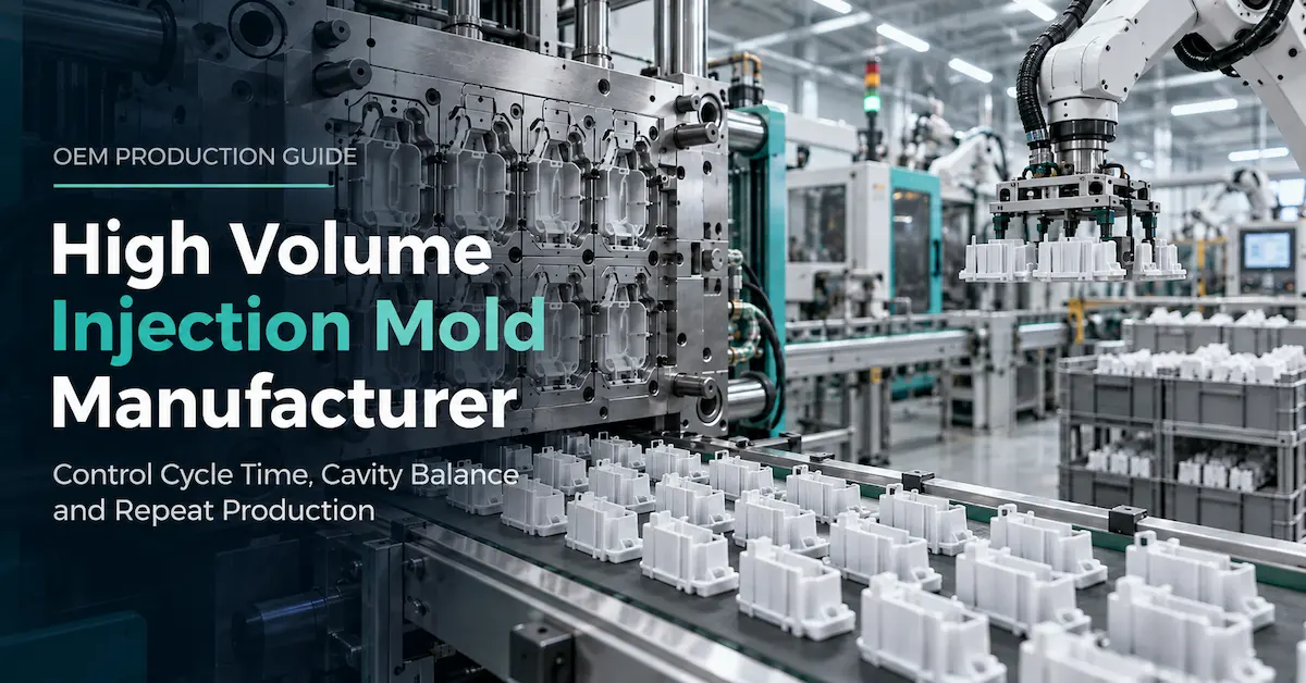 High volume injection mold manufacturer guide