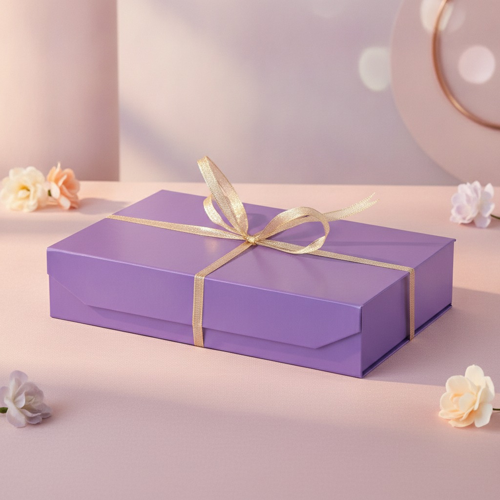 Custom Purple Gift Box for Premium Presentation