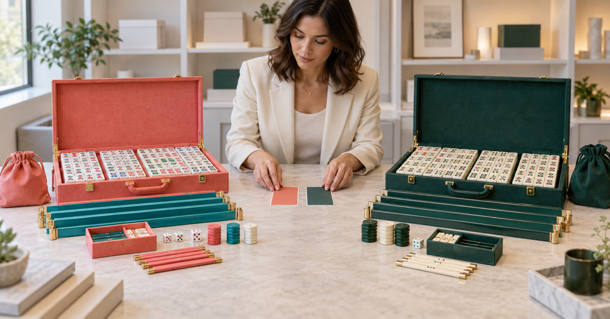 how to create a custom mahjong set development brief with product samples and packaging