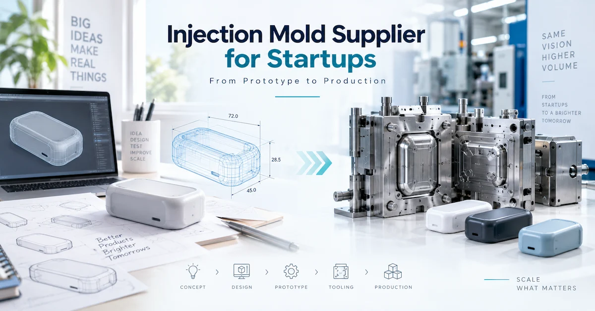 injection mold supplier for startups