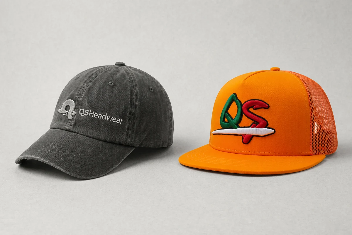 Neutral and bright cap color comparison