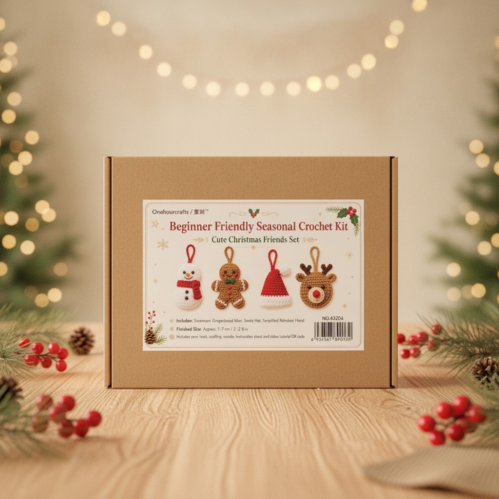 Kit de ganchillo navideño al por mayor