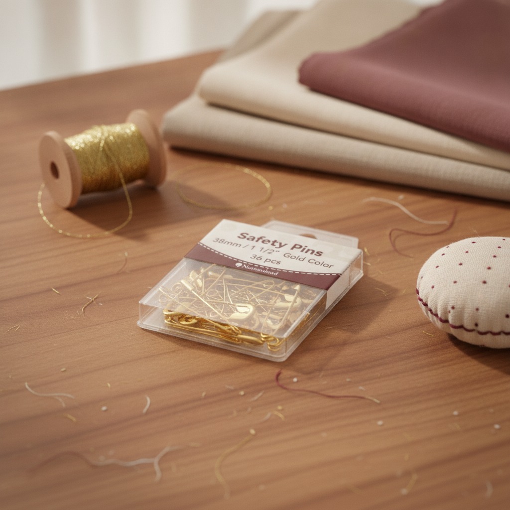 Grandes broches dorados para chales