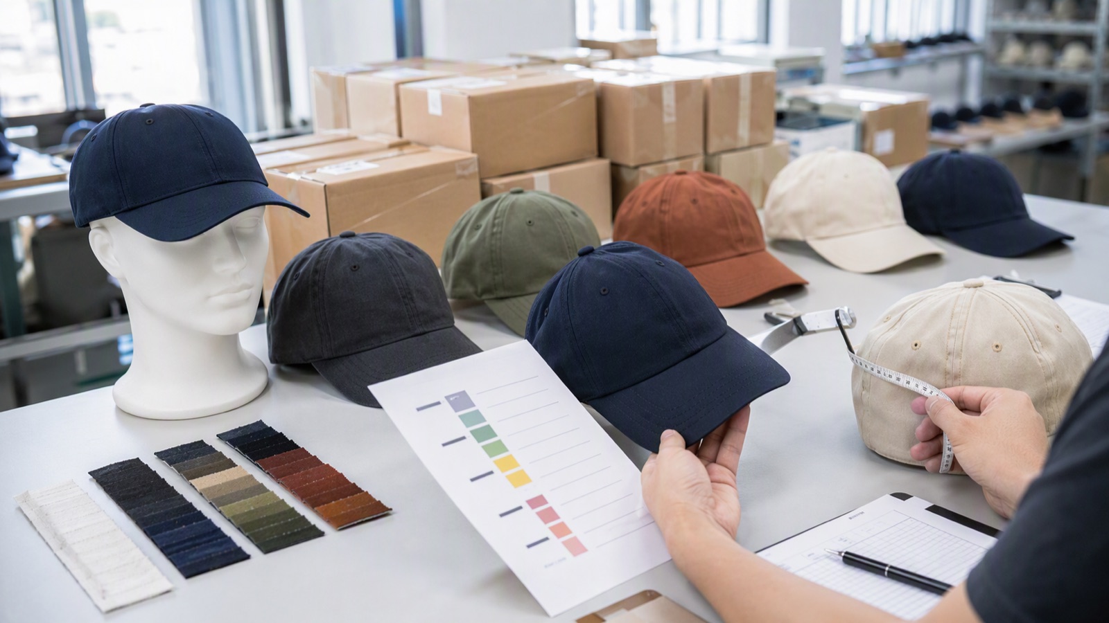 custom hat MOQ purchase ladder pilot inspection before reorder approval